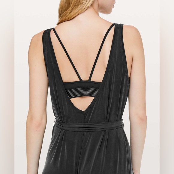 Lululemon•Principal Dancer Jumpsuit *31"•RARE COLLAB•NWOT NEW•Black•Sz 8 - Picture 3 of 12